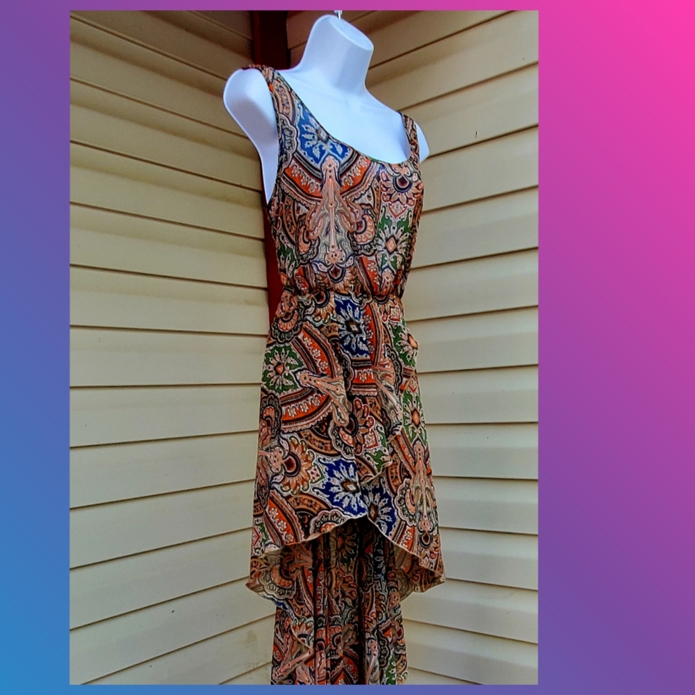 Sleeveless High-Low Dress - Picture 7 of 8